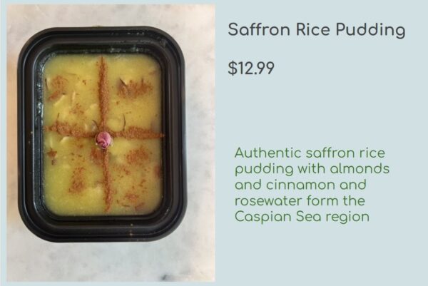 Bite Saffron Rice Pudding